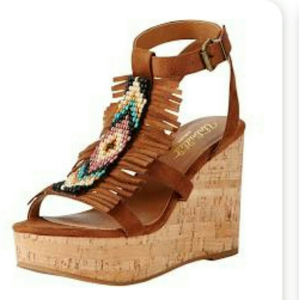 Unbridled Ariat Wedge Shoes in Lolita